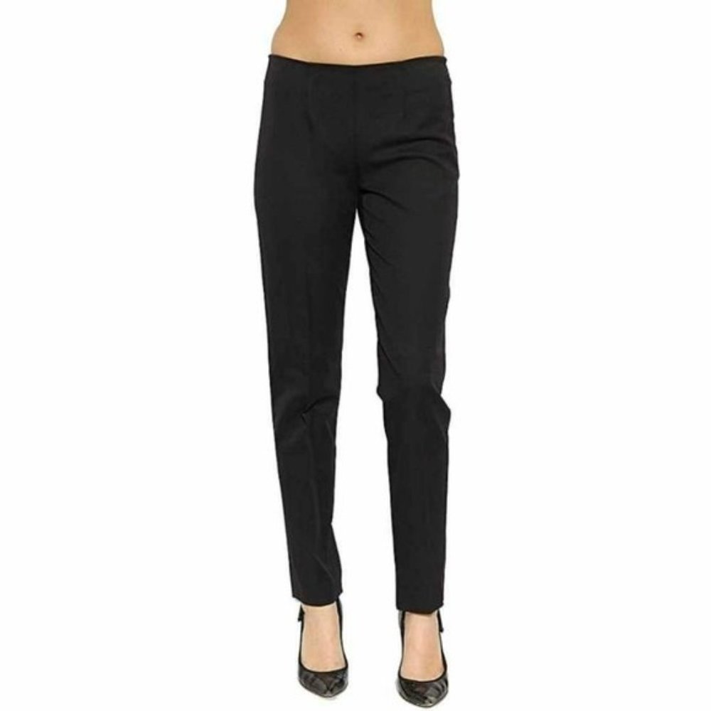 Theory Belisa 2 Bistretch Black Work Pants sz 4
